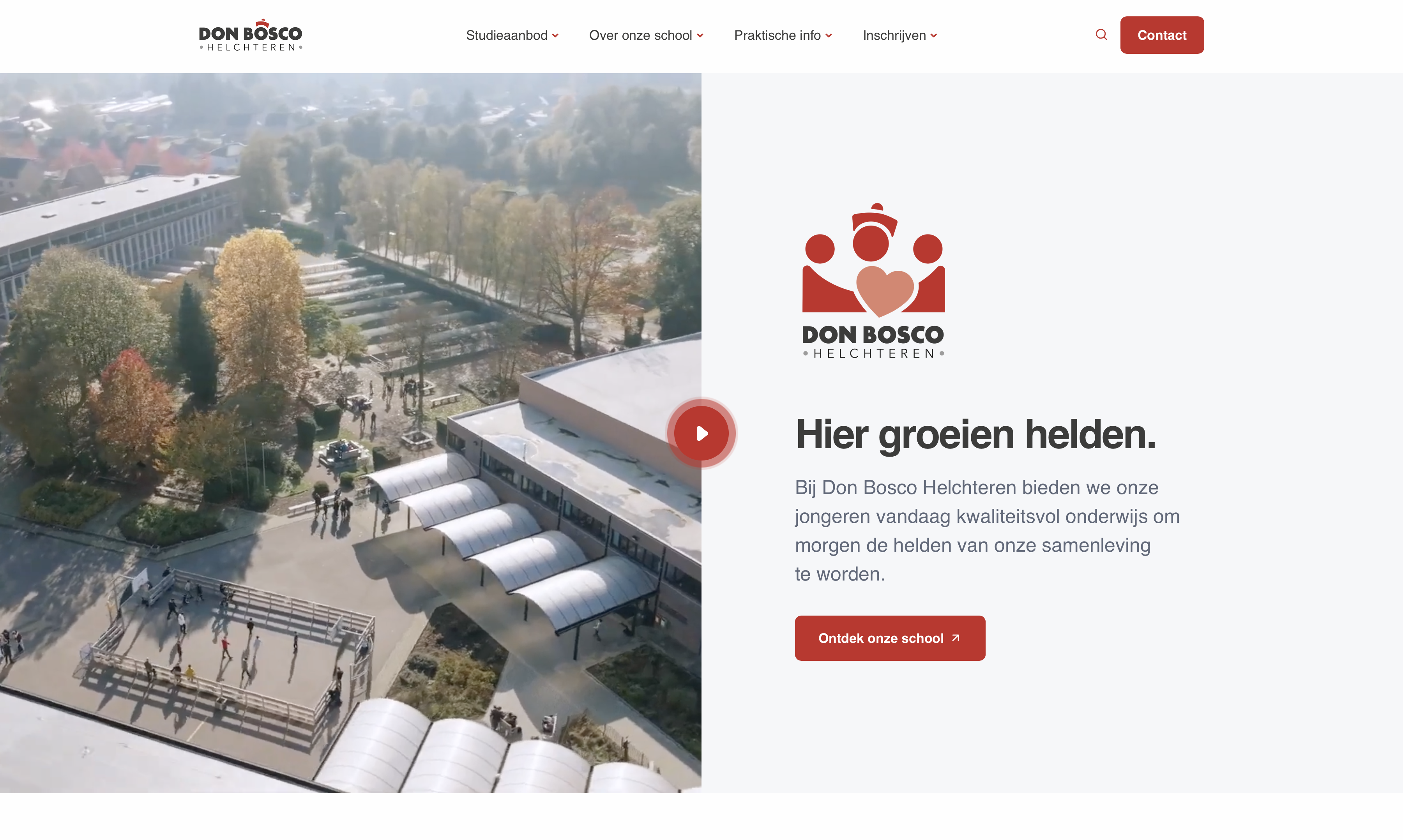 Een nieuwe schoolwebsite voor Don Bosco Helchteren